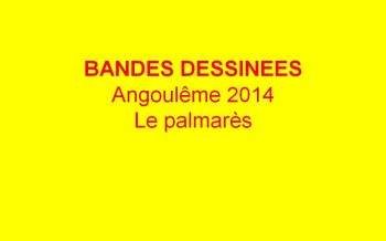 Angoulême 2014 : Le palmarès