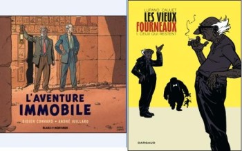 Des vieux héros chez les éditons Dargaud : les vieux fourneaux et Blake et Mortimer