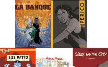 Dargaud : Ana Ana, Silex and the city, Les aventures de  Philip et Francis, La Banque, Périco