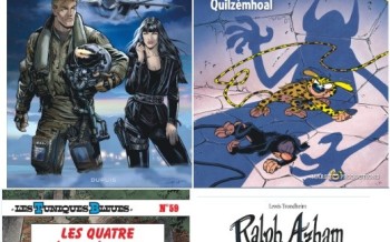 Dupuis : Les Tuniques bleues T59, Ralph Azham T8, Le Marsupilami T29, Buck Danny T54