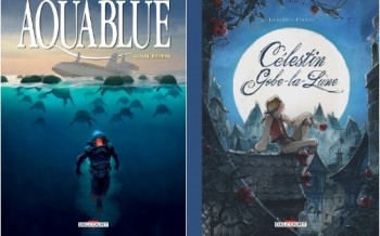 Delcourt : Célestin Gobe-la-Lune, Aquablue T15