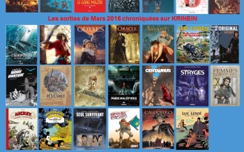 Les sorties BD de mars 2016 chroniquées par KRINEIN