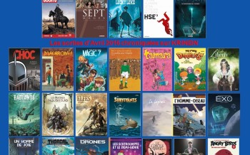 Les sorties BD d'avril 2016 chroniquées par KRINEIN