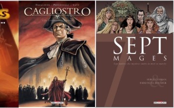 Delcourt : Cagliostro T2, Travis T11, 7 Mages