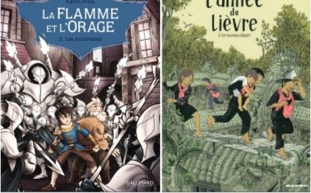 Gallimard : L’Année du lièvre T3, La Flamme et l’Orage T2