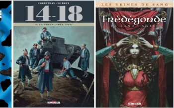 Delcourt : Frédégonde T2,Sillage T19, 14-18 T6