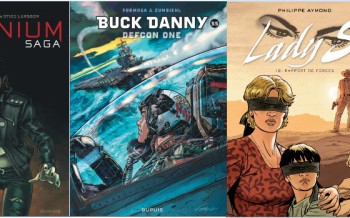 Dupuis : Millenium saga T1, Buck Danny T55, Lady S T12