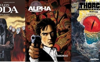 Le Lombard : Louve T7, Alpha premières armes T4, Niklos Koda T15