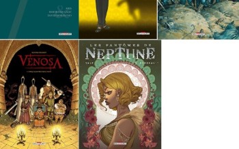 Delcourt : Venosa T1, Détectives T7, Sept athlètes, Les fantômes de Neptune T2, 14-18 T7