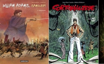 Casterman : Alix senator T6, Corto Maltese T14, William Adams samourai T2