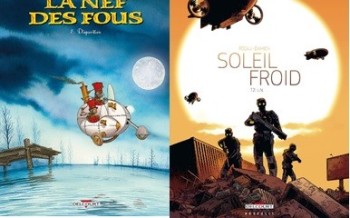 Delcourt : La nef des fous T8, Soleil froid T2, L'homme de l'année T12, Sept macchabées