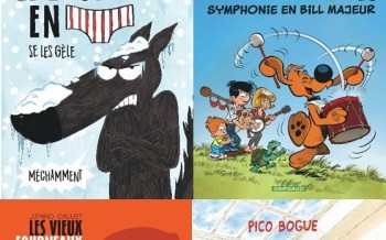 Dargaud : Boule & Bill T38, Les vieux fourneaux T4, Le loup en slip T2, Pico Bogue T10