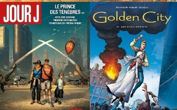 Delcourt : Jour J T31, Alto plano T1, Cheval de bois cheval de vent, Golden city T12