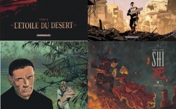 Dargaud : Le Janitor T5, Etoile du désert T4, Mémoires de la guerre civile T2, Shi T2