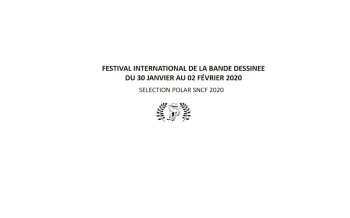 FIBD - Angoulême 2020 : Sélection polar