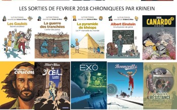 Les sorties BD de février 2018 chroniquées par KRINEIN