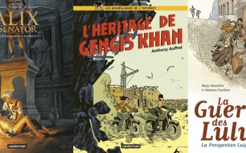 Casterman : Alix sénator T7, Les Archéologues de l'interdit T2, La guerre des Lulus