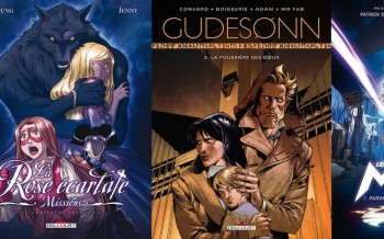 Delcourt : Rose écarlate-missions T6, Gudesonn T2, Les Mythics T2