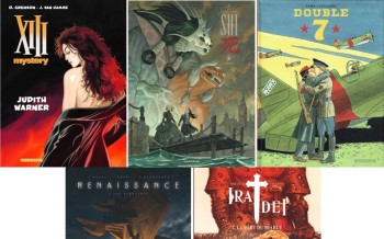 Dargaud : XIII mystery T13, Shi T3, Double 7, Renaissance T1, Ira dei T2