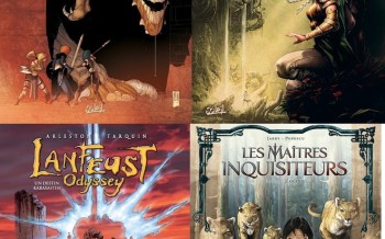 Soleil : La geste des chevaliers dragons T25, Elfes T22, Les maîtres inquisiteurs T11, Lanfeust odyssey T10