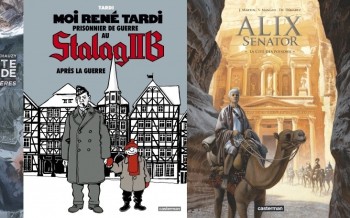 Casterman : Moi, René Tardi, prisonnier de guerre au stalag IIB T3, Alix senator T8, Reste du monde T3