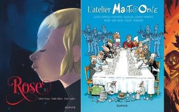 Dupuis : Rose T3, L'Atelier Mastodonte T6, Magic 7 T7