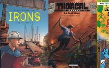 Le Lombard : Irons T2, La jeunesse de Thorgal T7, Les Schtroumpfs T37