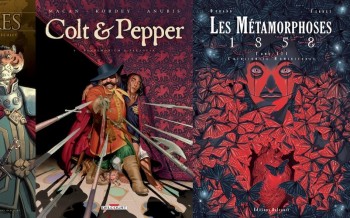 Delcourt : Les Métamorphoses 1858 T3, Les 5 Terres T2, Colt & Peppers T1, L'Homme de l'année T16