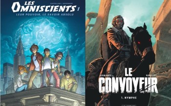 Le Lombard : Centaures T2, Les Schtroumpfs T38, Les omniscients T1, Le convoyeur T1
