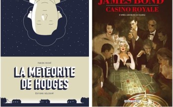 2 claques graphiques : La Météorite de Hodges & James Bond