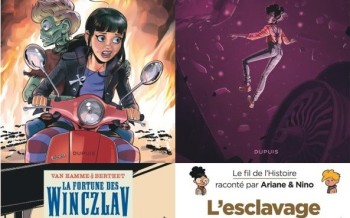 Dupuis : Olive T2, Mort et Déterré T2, La fortune des Winczlav T1, Le fil de l'histoire