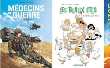 Dargaud : Médecins de guerre T1, Les beaux étés T6, Les chroniques de l'univers T2
