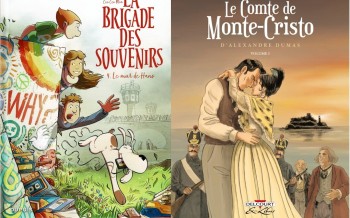 La brigade des souvenirs Tome 4 et Le comte de Monte Cristo chez Delcourt