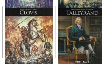 Glénat : Clovis, Talleyrand, James Cook
