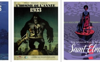 Delcourt : Le dernier dragon T4, Marshal Bass T7, L'homme de l'année 1933, Saint-Elme T2
