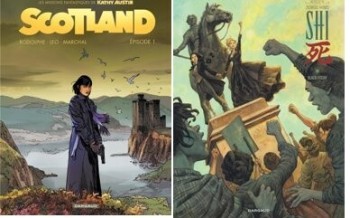 Dargaud : Shi T5, Scotland T1, Le Lion de Judah T3, Gentlemind T2
