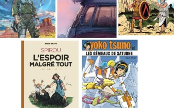 Dupuis : Le fil de l'Histoire, Yoko Tsuno T30, Buck Danny T59, L'espoir malgré tout T4, 60 printemps en hiver