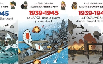 Dupuis : Le fil de l'histoire raconté par Ariane et Nino - 1939-1945 - Les Etats-Unis, Le Japon, La Grande-Bretagne