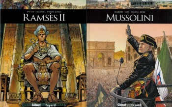 Glénat : Ramsès II, Mussolini
