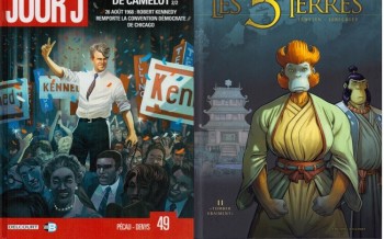 Delcourt : Les Bâtisseurs T2, Jour J T49, Liberté ! T1, Les 5 Terres T11