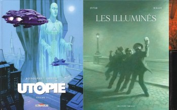 Delcourt : Utopie T1, Les Illuminés, Le Serpent et la Lance T3, 