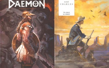 Le Lombard : Brigantus T2, Daemon T1, Les mémoires du dragon Dragon T3, Au coeur du désert