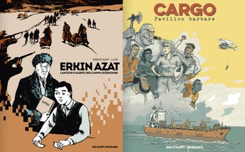 Erkin Azat. Lanceur d’alerte des camps ouïghours chez Delcourt et Cargo. Pavillon barbare chez Delcourt
