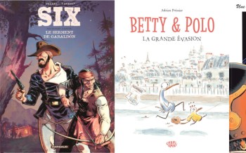 Dargaud : Six T3, Betty et Polo, Tanguy et Laverdure "classic" T7