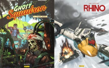 Zéphyr : Ghost squadron T1, Rhino T1, Buck Danny classic T3, Les ailes du temps T3
