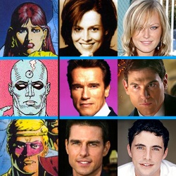 Silk Spectre, Dr Manhattan, Ozymandias