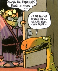 Lézard et métier