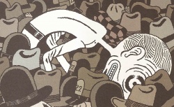 Un fantôme dans une foule de vivants morts