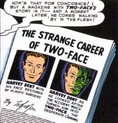 1954&nbsp;: l'endroit et l'en-vert de Double-Face