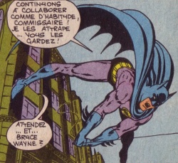 1976&nbsp;: Batman préfère toujours emprunter les fenêtres